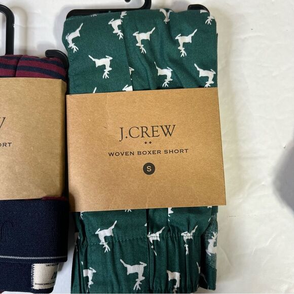 Nwt 2 pair small J. CREW Men’s Woven Boxer and knit boxer New - Picture 5 of 8